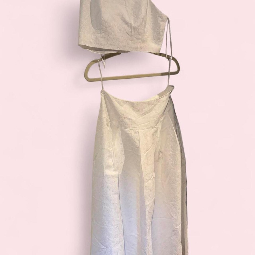 MABLE White Two Piece Skirt Set — Size L